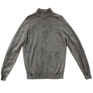 J. CREW 1/4 Zip Pullover Men's LT